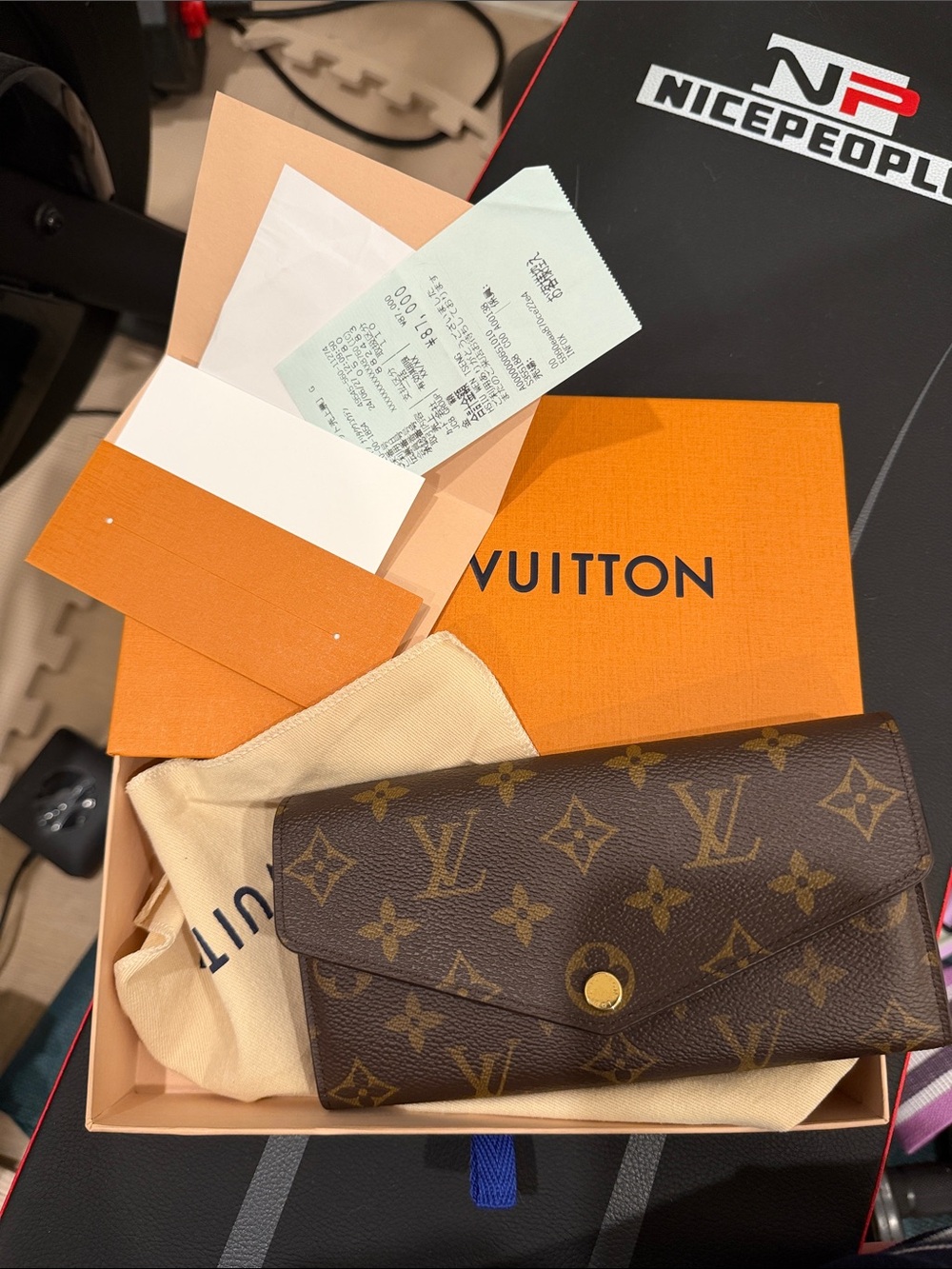 Louis Vuitton Brown Monogram Snap Continental Wallet